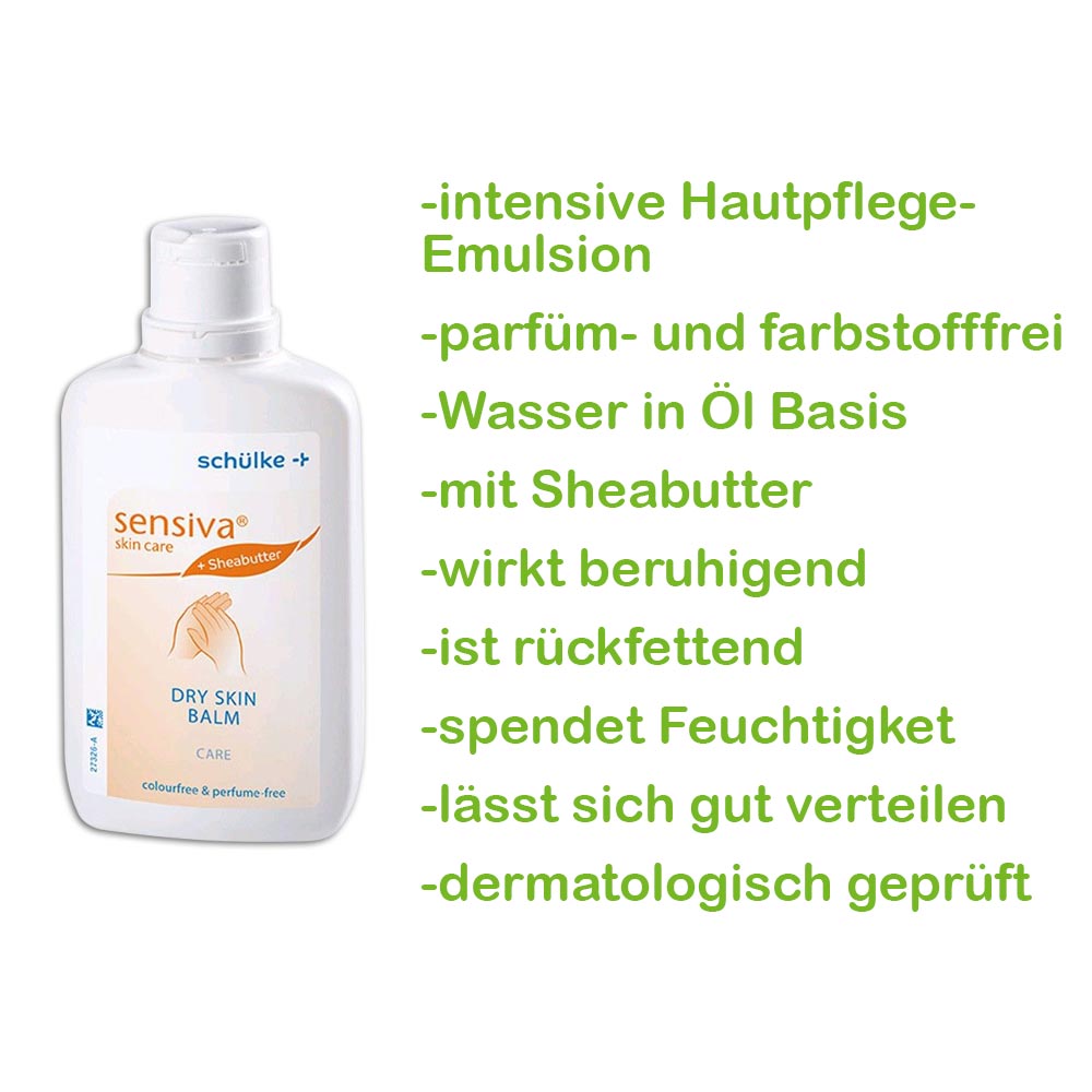 Schülke sensiva® dry skin balm, Intensiv, farbstoff-/parfümfrei 150ml