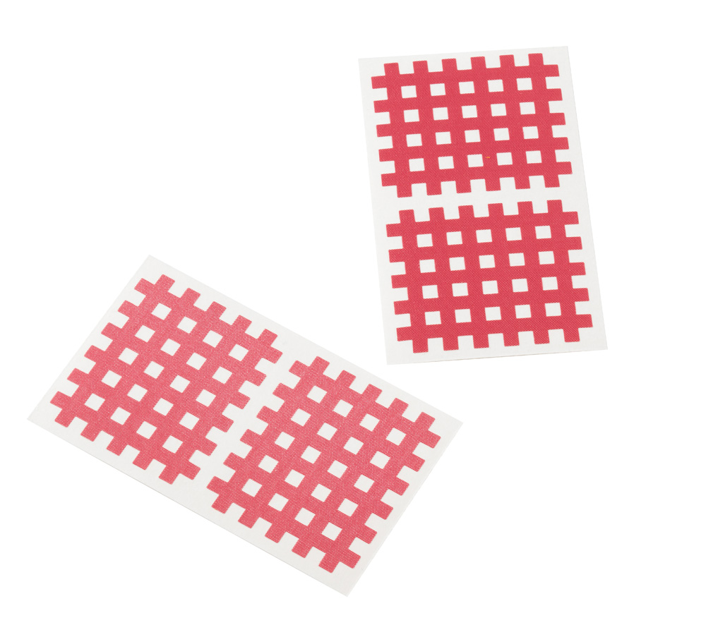 Cross Tape, Cross Patch, Gittertape, 5,2x4,4cm, 10 Bögen à 2 St, pink