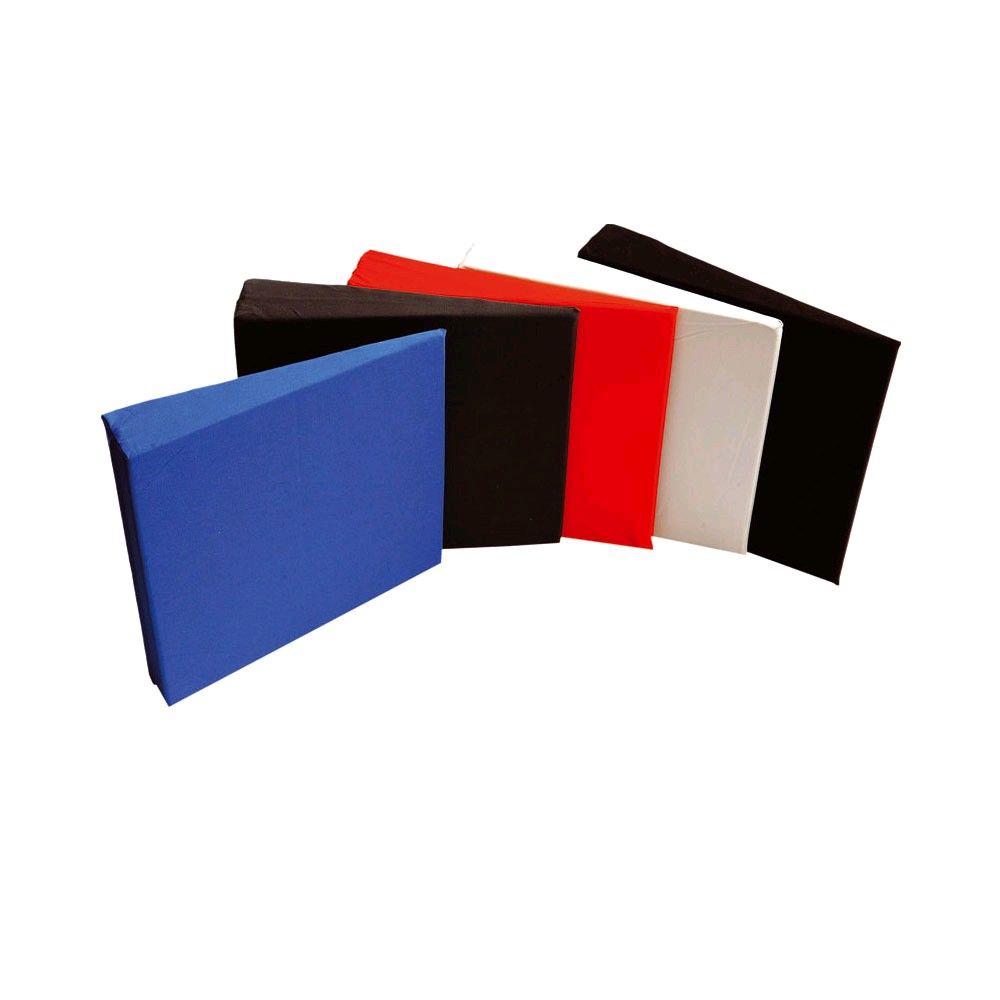 Pader Sitzkeilkissen mit Stoffbezug, Sitzkissen, eckig, blau