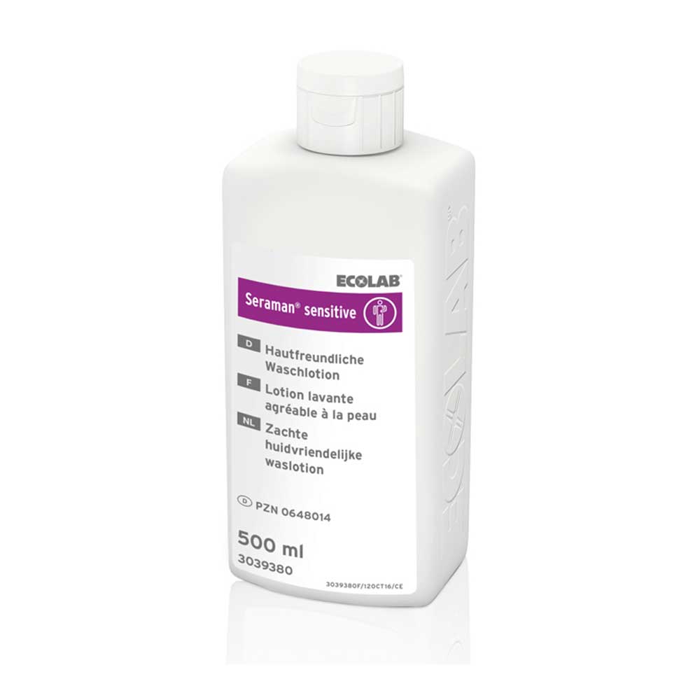 Ecolab Waschlotion Seraman Sensitive, duft-/farbstofffrei, 500 ml