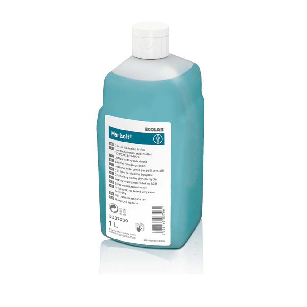 Ecolab Waschlotion Manisoft, seifen- und alkalifrei, 1000 ml