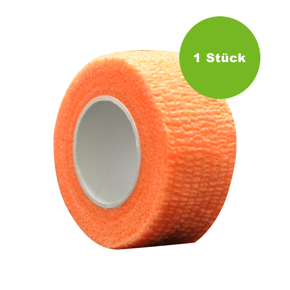 MC24® Fingertape color, kohäsiv, 2,5cmx4,5m, orange, 1St