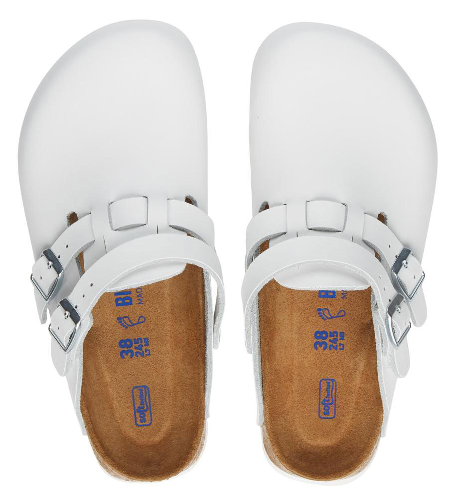 Birkenstock Kay SL Weichbettung, schmale Weite, weiß, Gr. 42