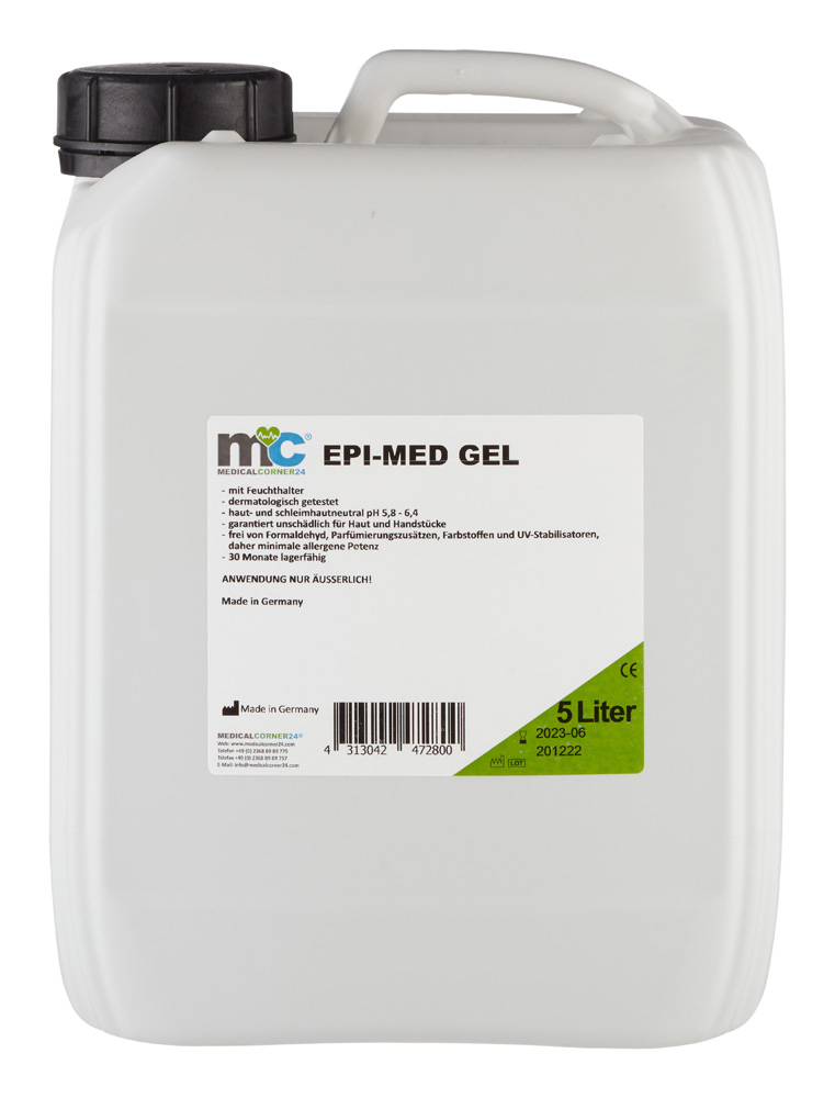 IPL Gel Epimed, IPL Kontaktgel für Laser-Haarentfernung, 5 Liter