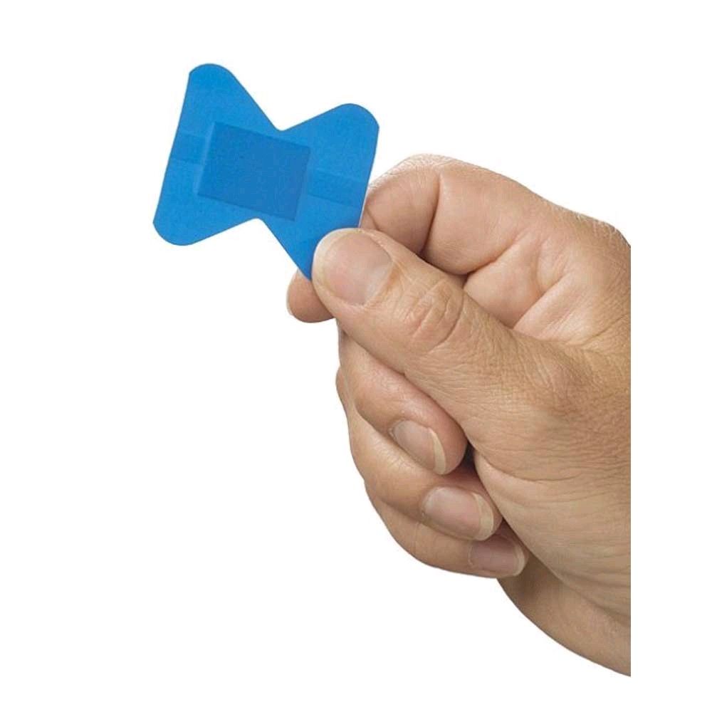 Detektierbare Fingerkuppenpflaster, Pflaster, blau, 50x45 mm 25 St