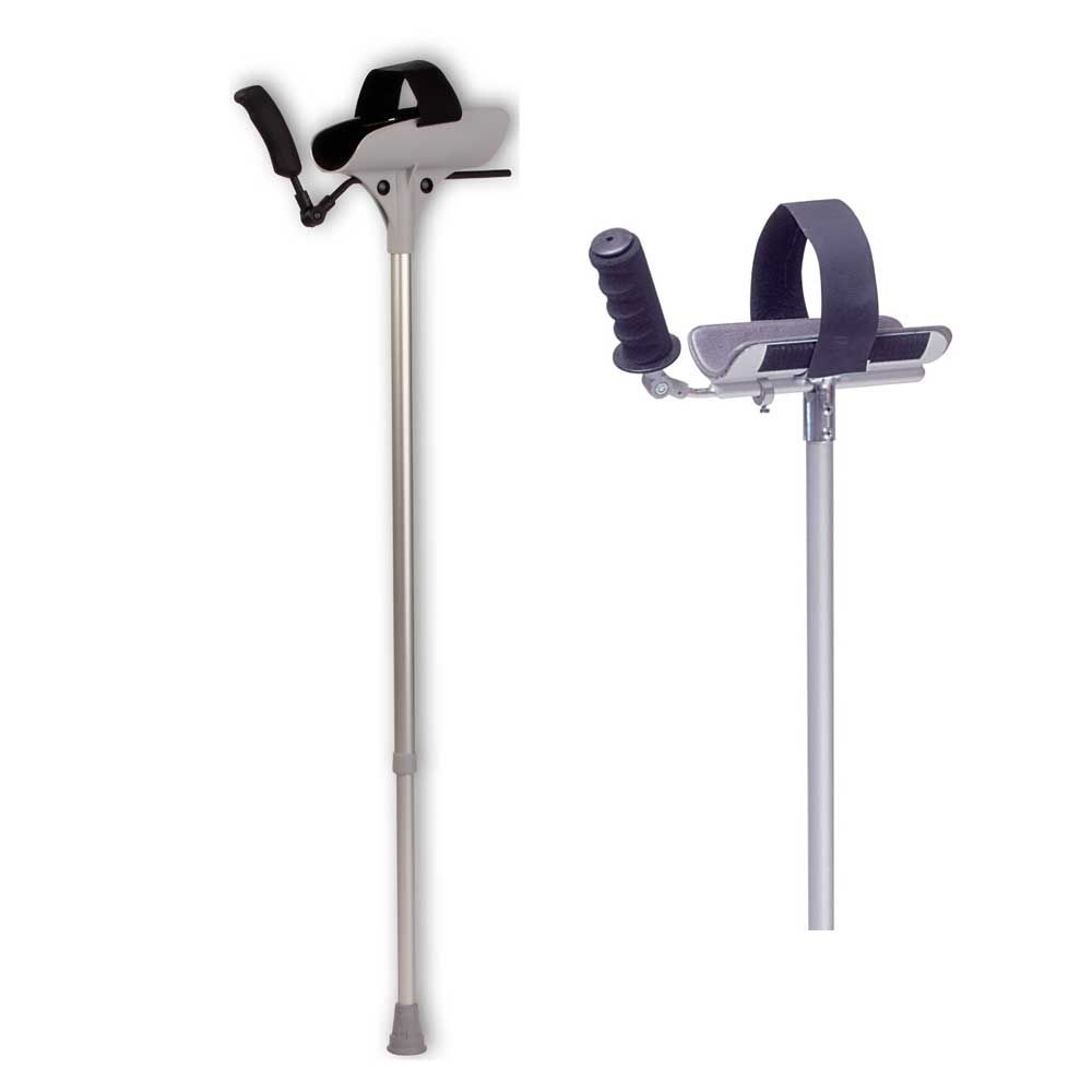 Behrend Arthritis-Gehstütze, mit Haltegurt, verstellbar, 83-125 cm