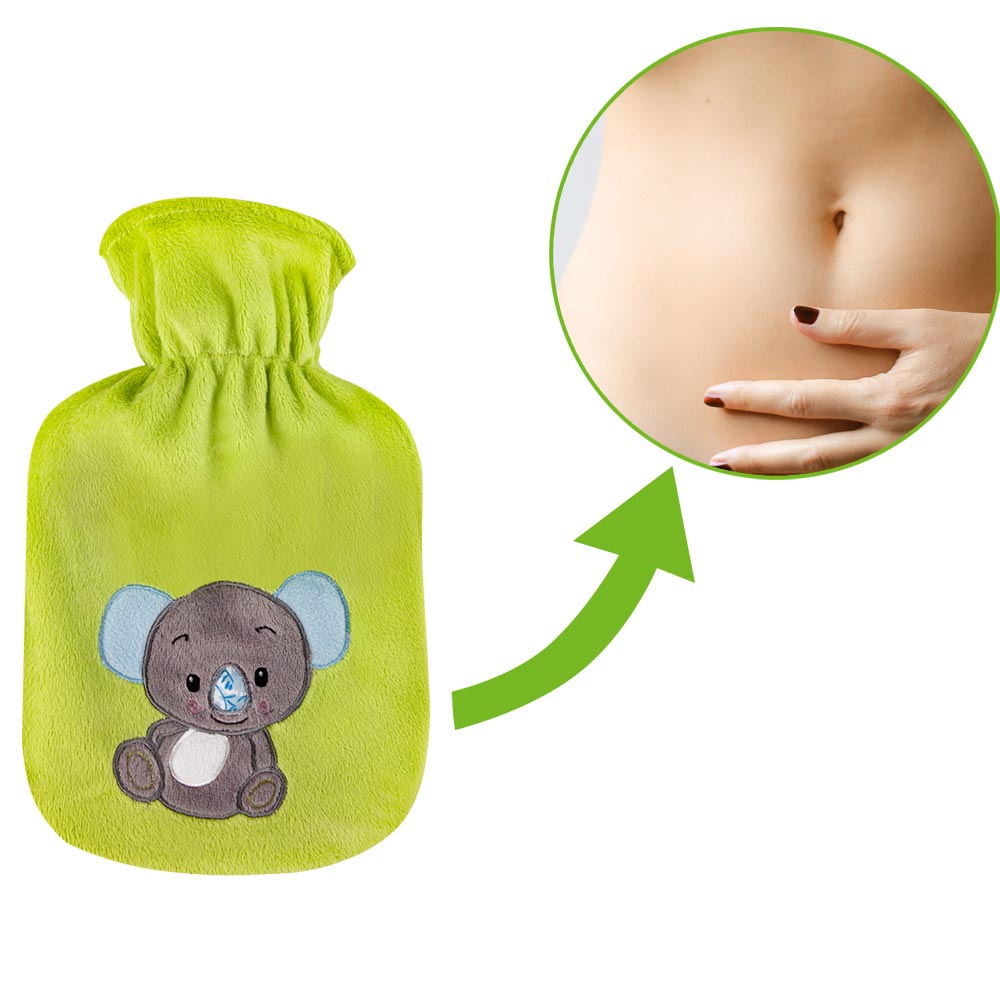 Sänger 0,8 Liter Wärmflasche "Koala Chloe", mit Velourbezug