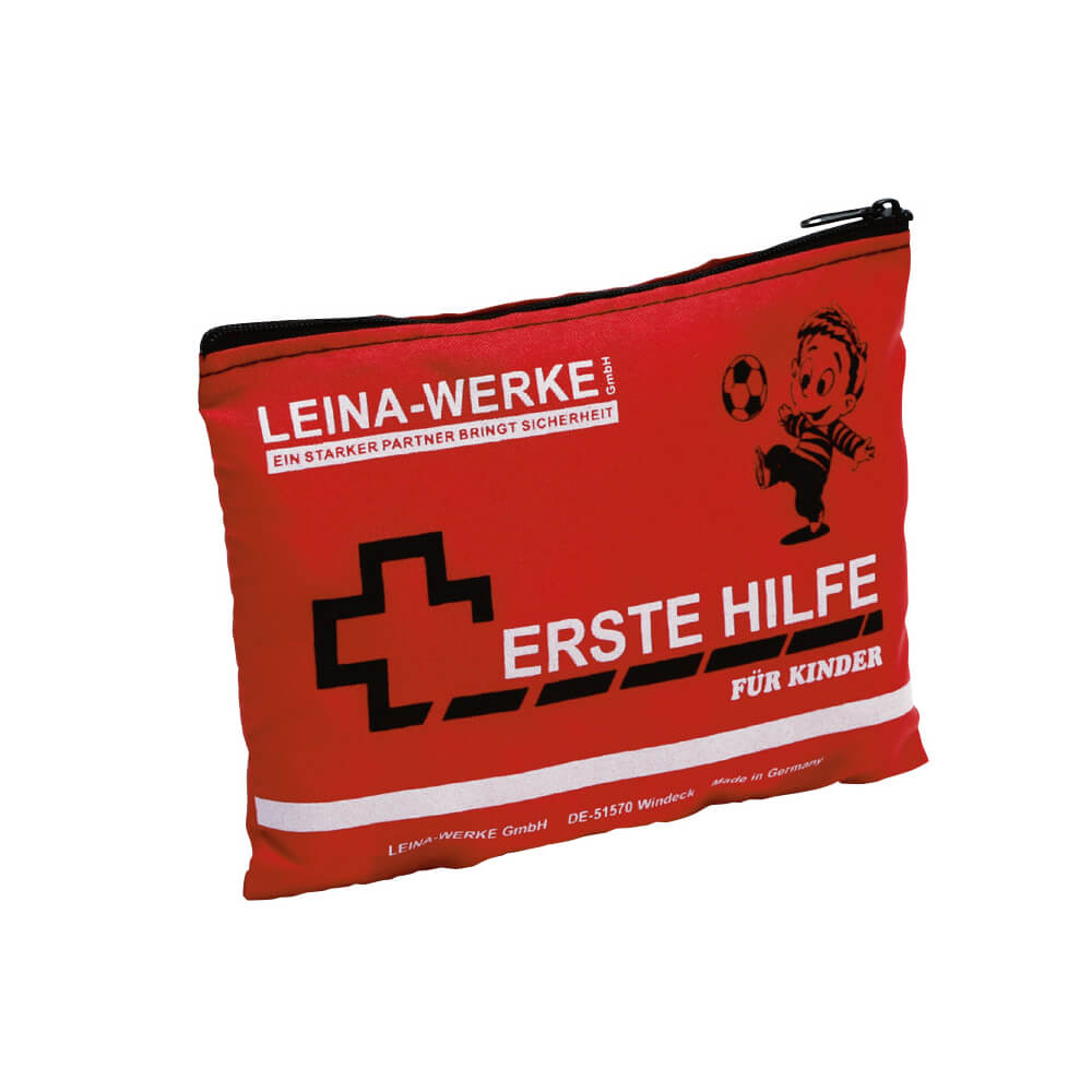 Leina-Werke Erste-Hilfe-Set für Kinder, Erstversorgung, rot