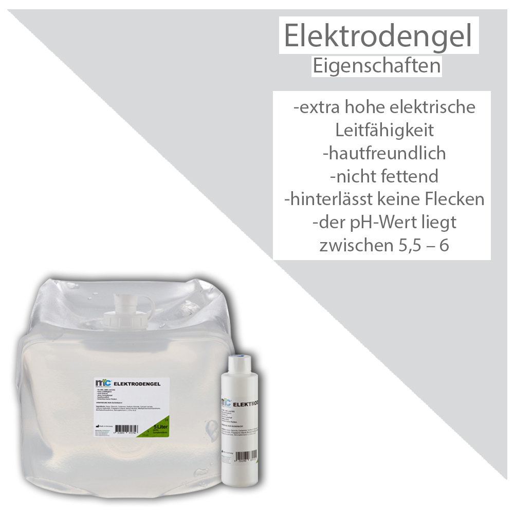 Elektrodengel für EKG, EMG, EEG, leitfähiges Gel, 5 Liter Cubitainer