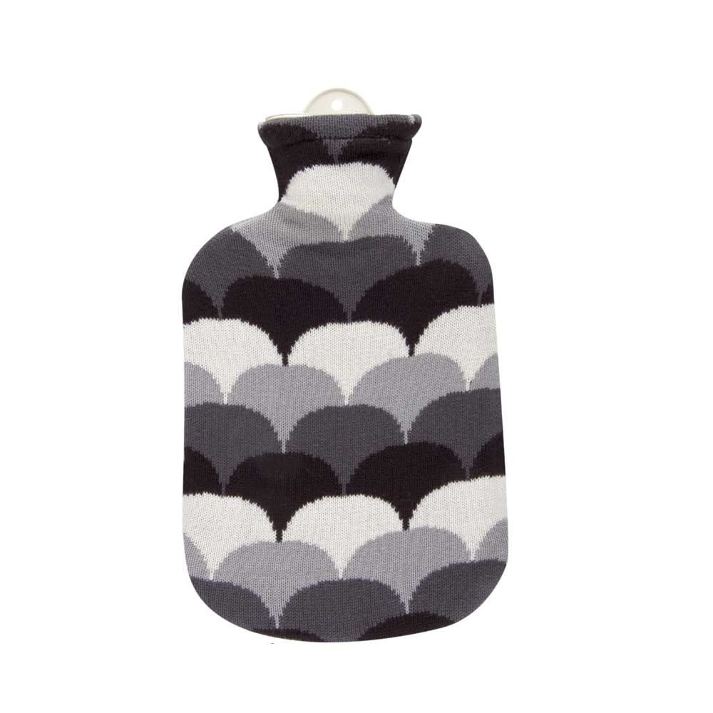 Sänger Wärmflasche 2L, Strickbezug Wohnlich, 9 Modelle