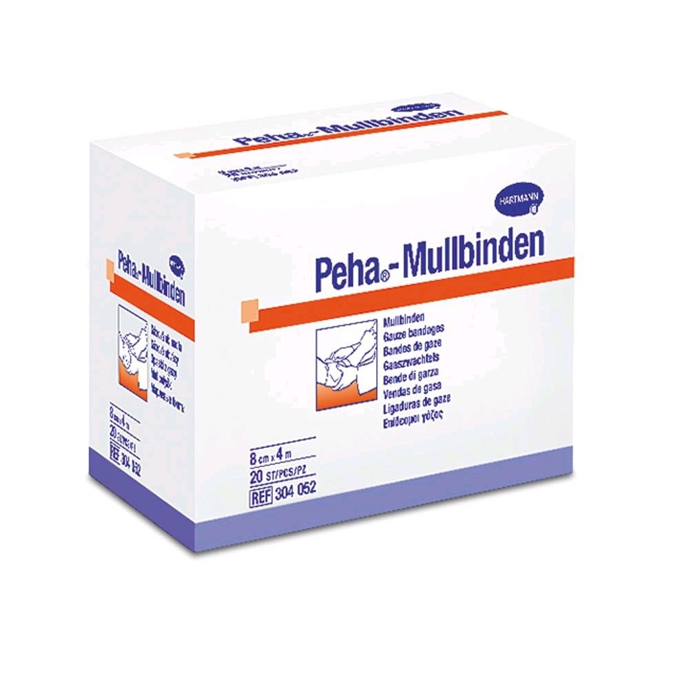 Hartmann Peha-Mullbinde, Fixierbinde, 4cmx4m, 1 Binde