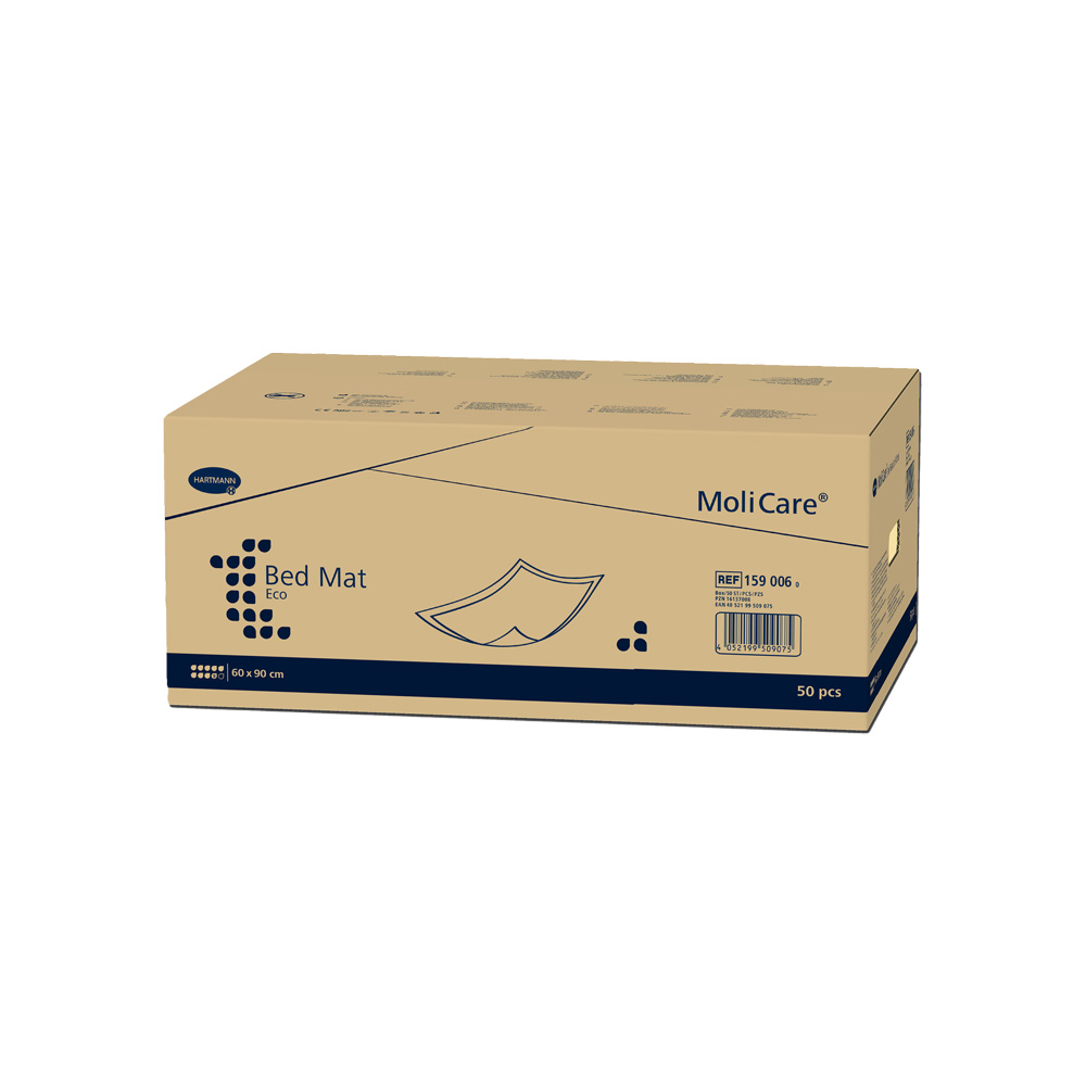 Hartmann MoliCare® Bed Mat Eco Inkontinenzunterlagen, 9 Tropfen, 60x90 cm, 5 Stück