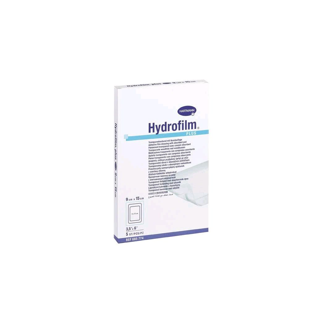 Hartmann Hydrofilm Transparentverband, Wundauflage, 5 x 7,2 cm, 5 St.