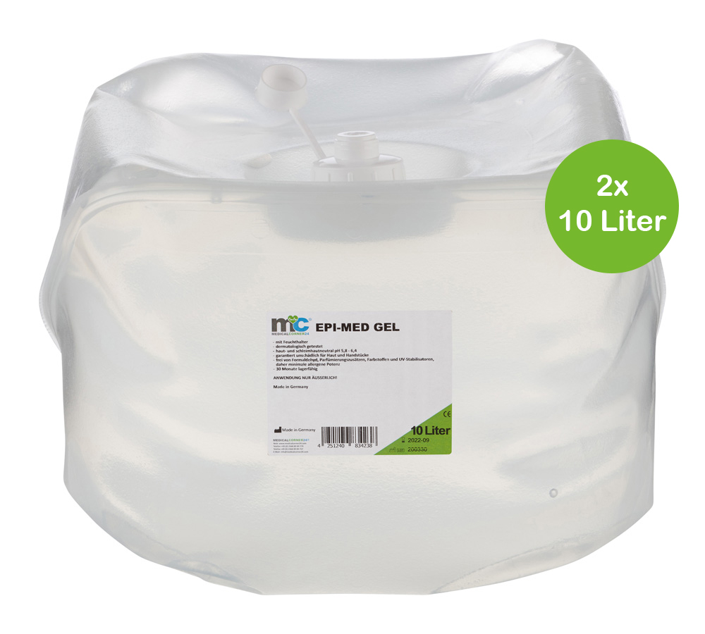 IPL Gel Epimed, IPL Kontaktgel für Haarentfernung, 2 x 10 l Cubitainer