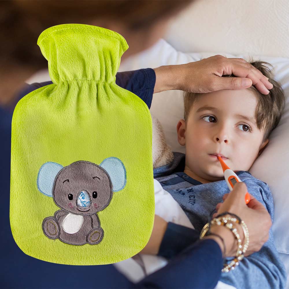 Sänger 0,8 Liter Wärmflasche "Koala Chloe", mit Velourbezug