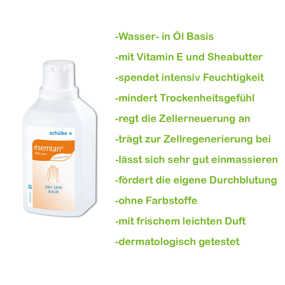 Schülke Körperlotion esemtan® dry skin balm, 500 ml