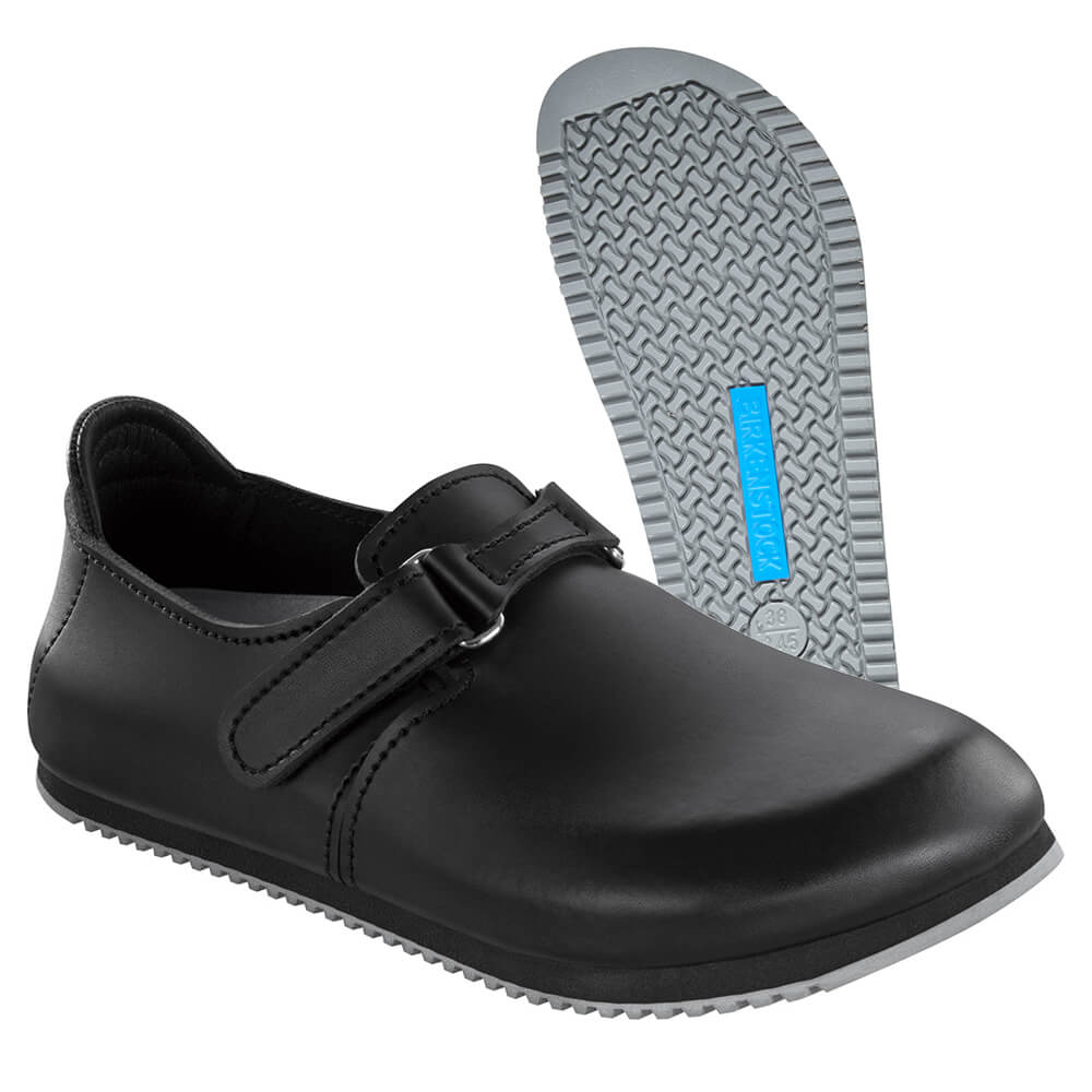 Linz SL Superlaufsohle, Naturleder, Birkenstock, Normal schwarz Gr. 36