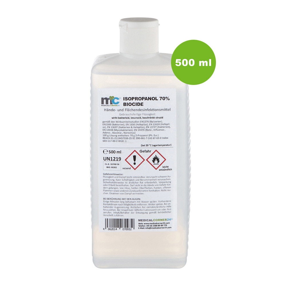 MC24 Hände-/Flächendesinfektion Biocide, Fl. mit Spritzeinsatz, 500ml