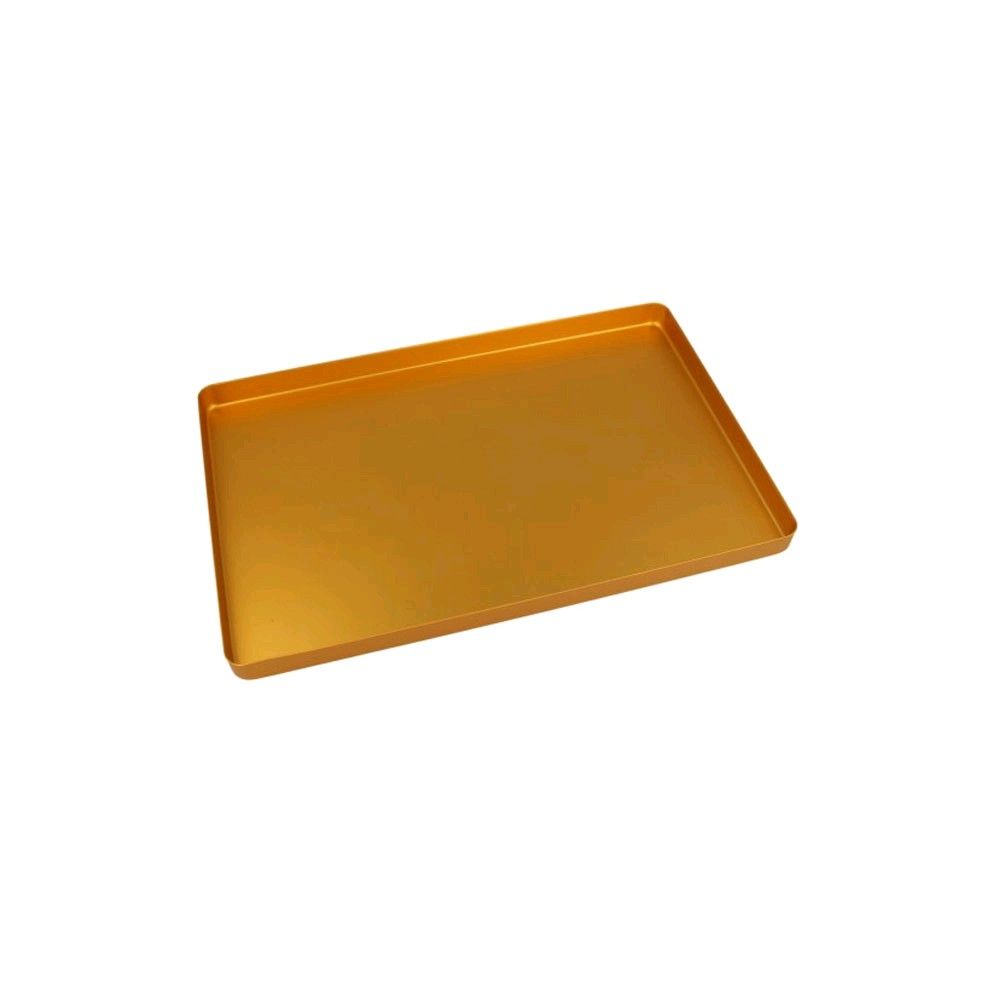 Euronda Normtray Boden aus Aluminium, ungelocht, gold