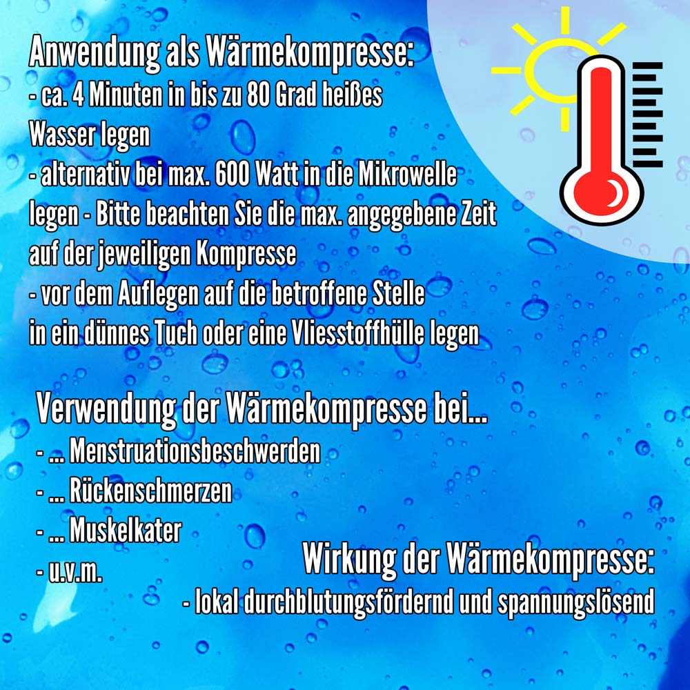 1 Set Kalt Warm Kompressen, 4 Größen, 5 St.