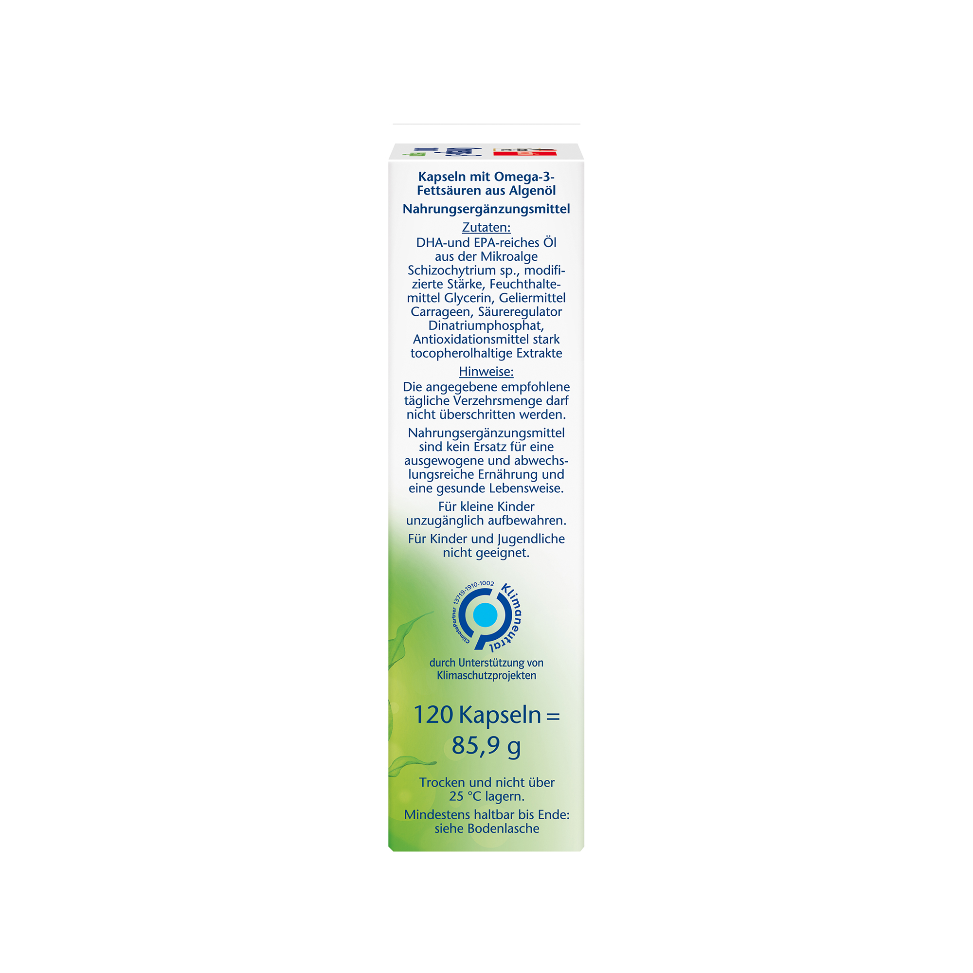 Doppelherz aktiv Omega-3, 1000 vegan, 120 Kapseln