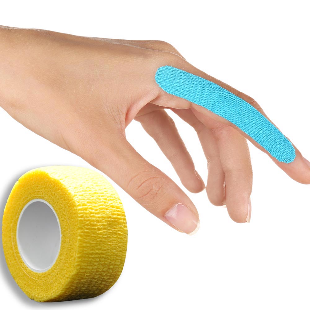 MC24 Fingertape color, kohäsiv, 2,5cmx4,5m, gelb, 20St