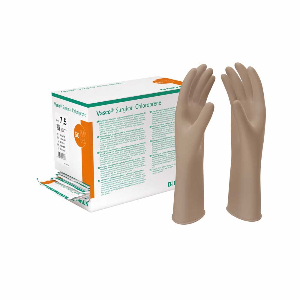 B.Braun OP-Handschuhe Vasco® Surgical Chloroprene Gr. 9, 50 Paar
