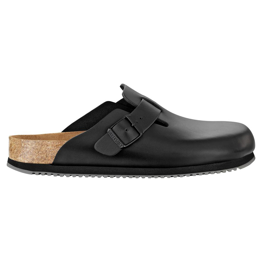 Birkenstock Boston SL Super Grip, Superlaufsohle, schwarz, Gr. 40