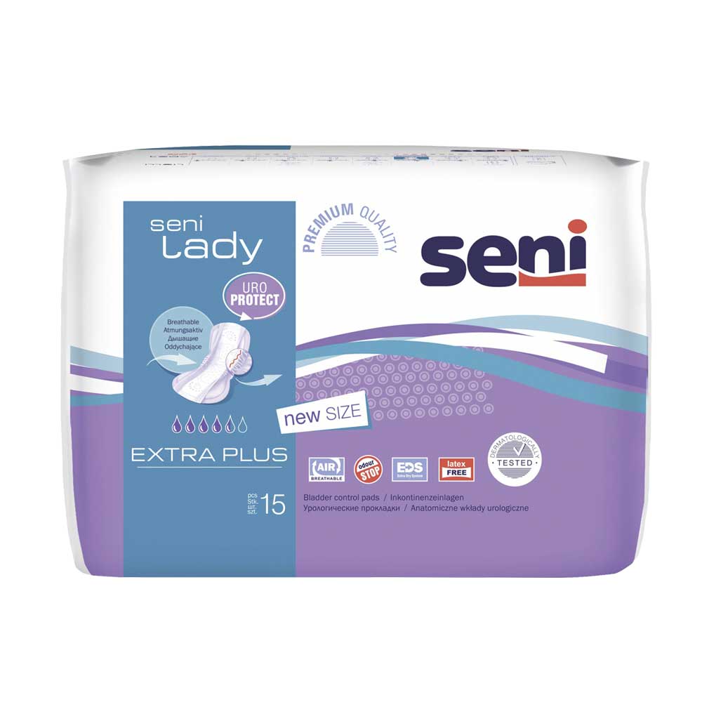 Seni Lady Inkontinenzeinlagen, atmungsaktiv, Extra Plus, 1x 15St