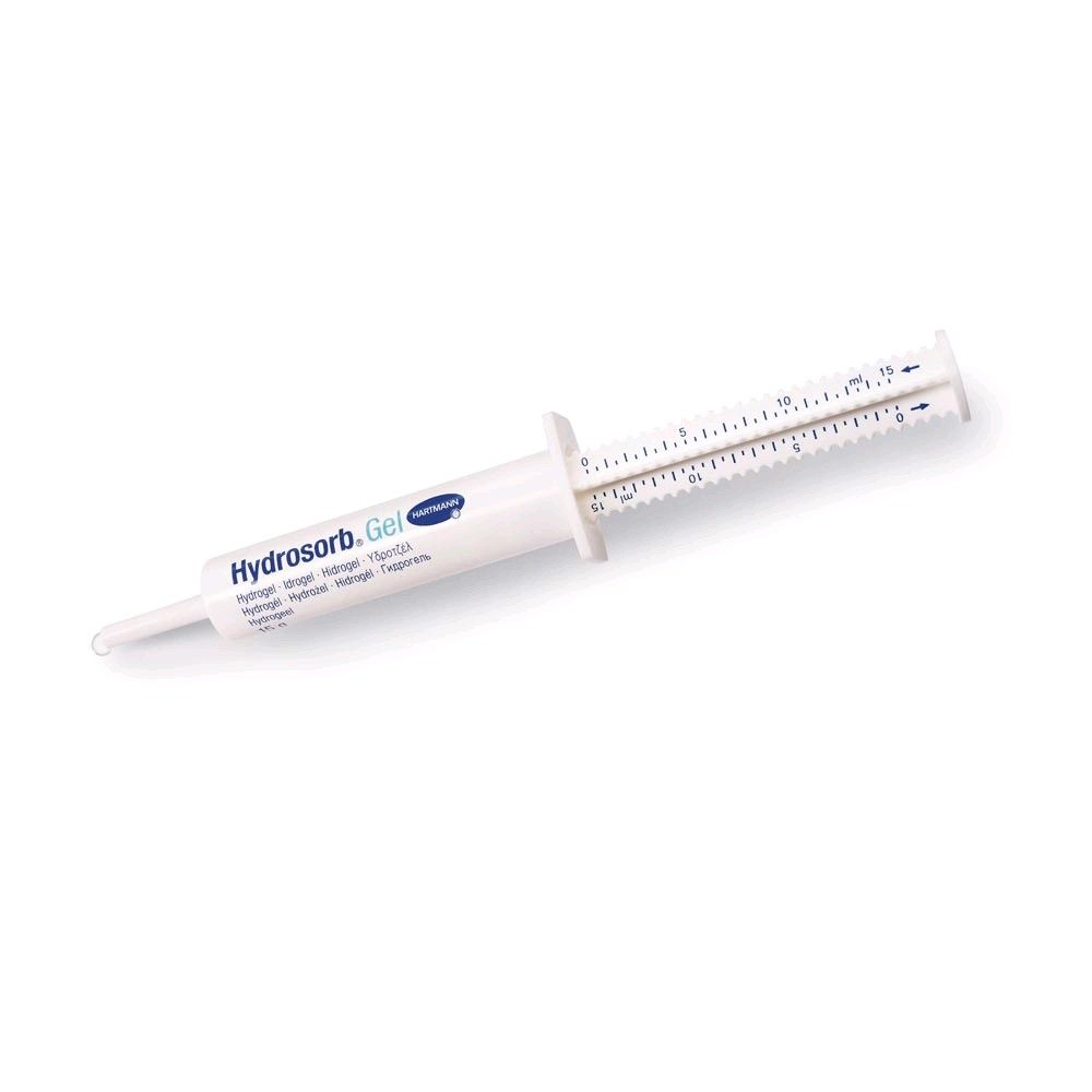 Hydrosorb Gel von Hartmann, Viskose Gel aus der Spritze, steril