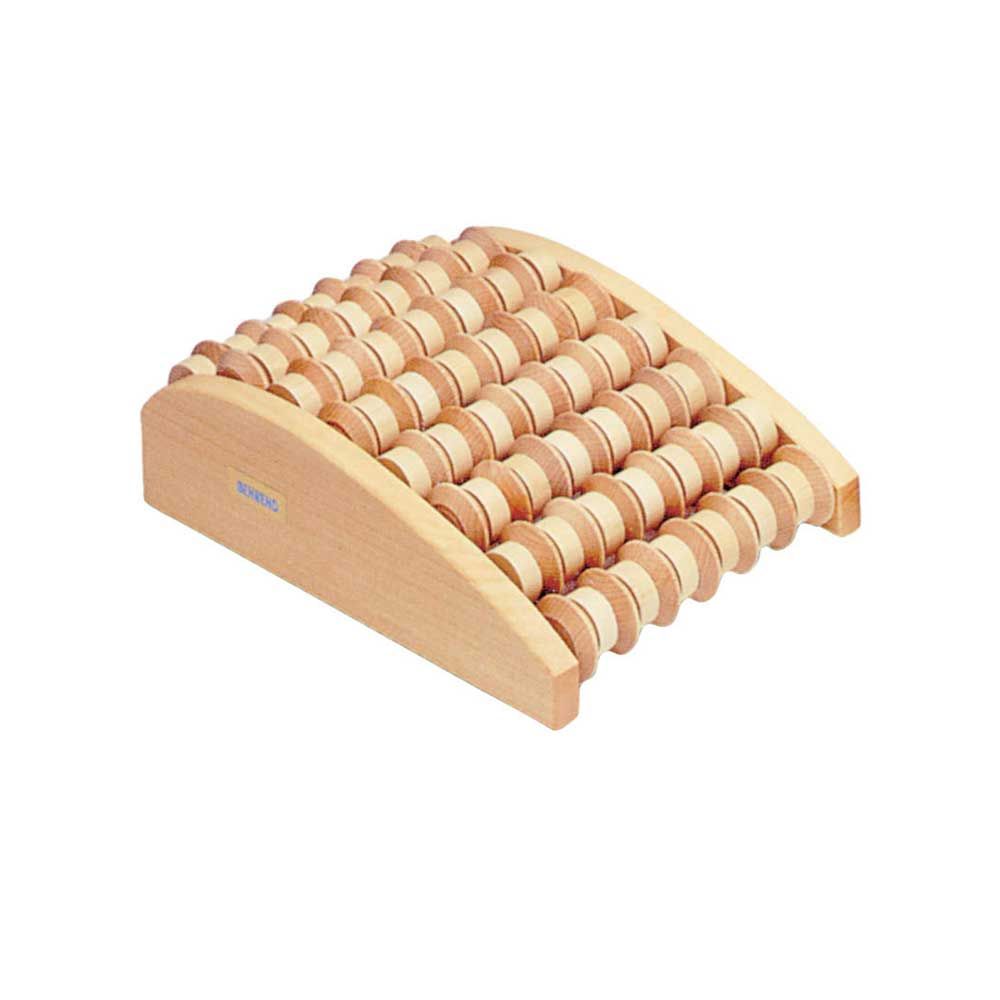 Behrend Fußmassage-Roller aus Holz, anatomisch, 8 Achsen