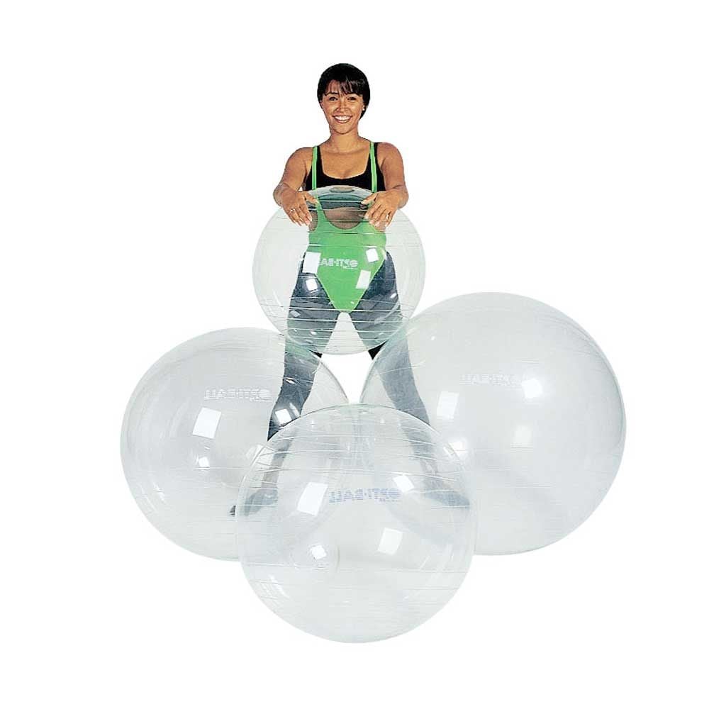 Behrend Gymnastikball Opti, transparent, hochelastisch, 55cm