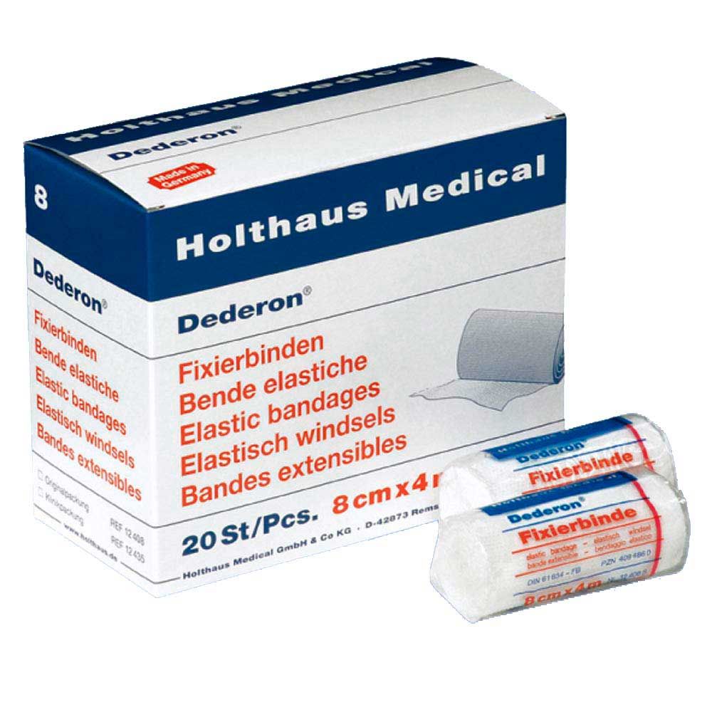 Holthaus Medical Dederon Mullbinde DIN61634-FB, 8cmx4m, 20St