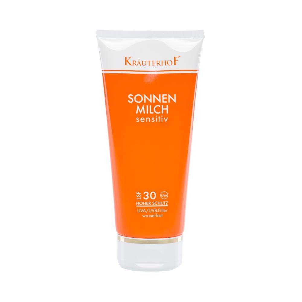 Asam Kräuterhof® Sonnenmilch sensitiv LSF 30, parfümfrei, 200ml