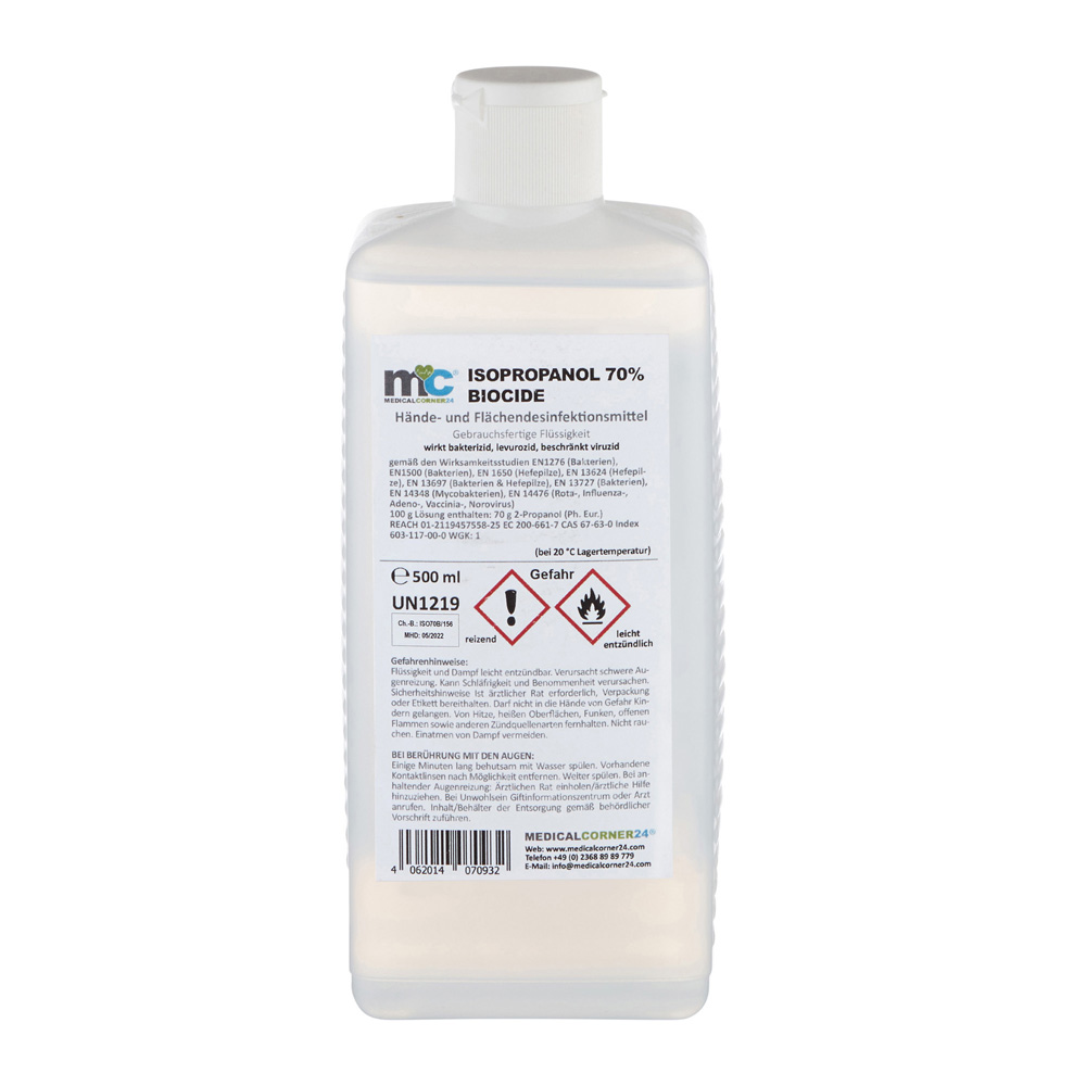 MC24 Hände-/Flächendesinfektion Biocide, Fl. mit Spritzeinsatz, 500ml