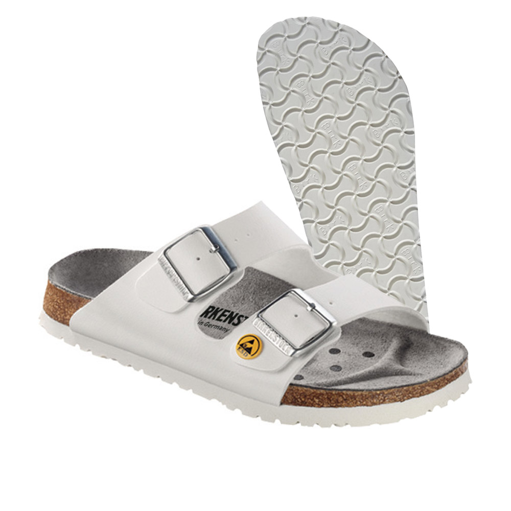 Birkenstock Arizona ESD, TÜV-geprüft, weiß, Gr. 43