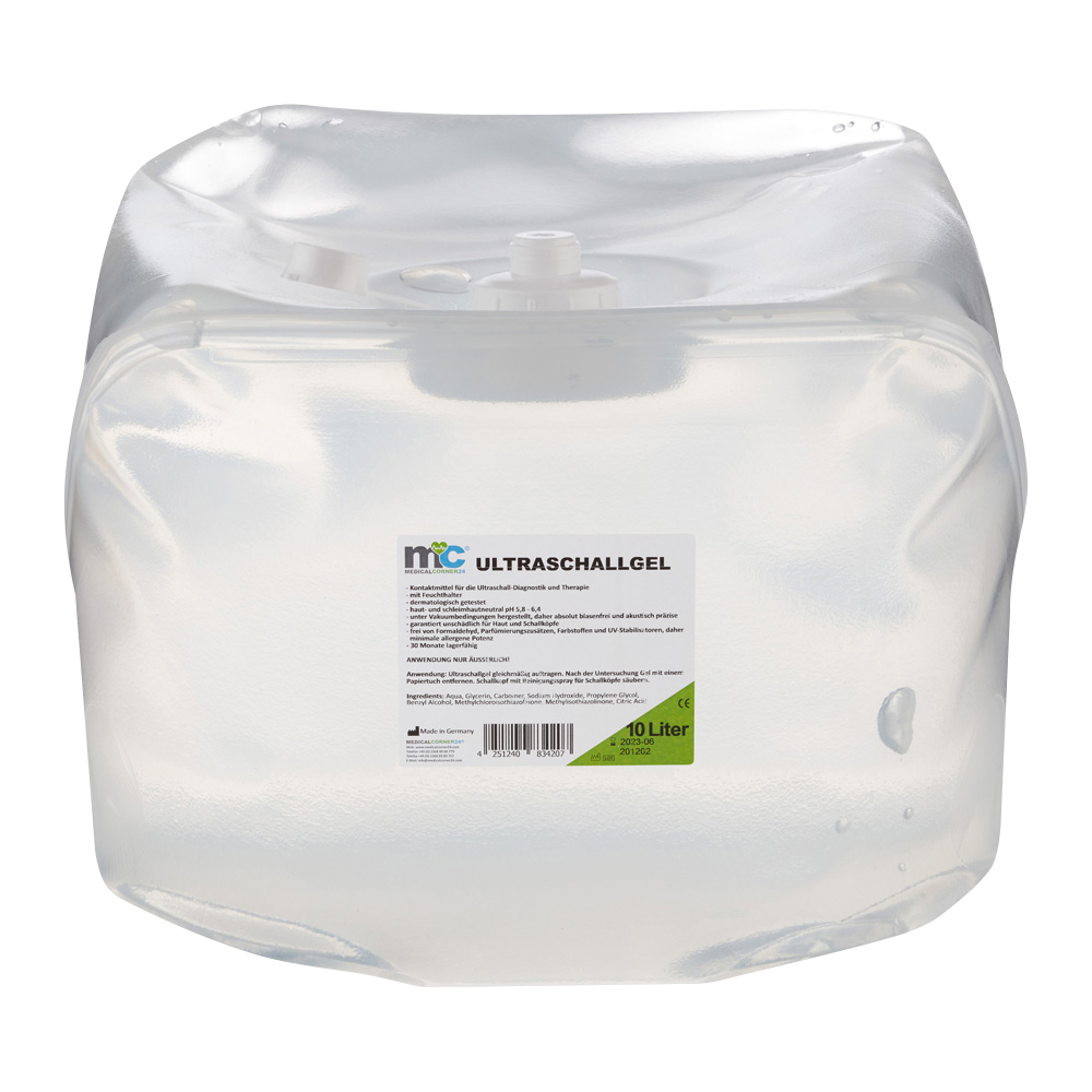 Ultraschallgel, Sonographiegel, Kontaktgel, Gel, 10 Liter Cubitainer