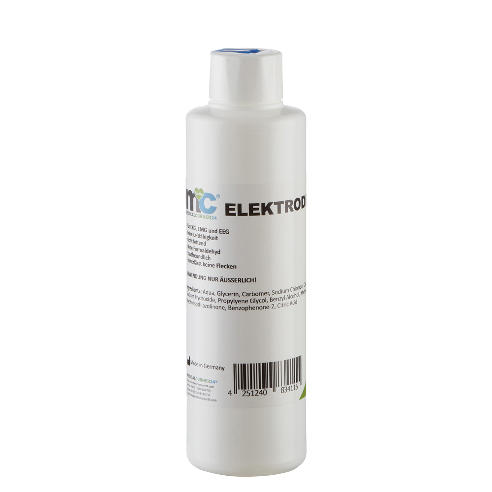 MC24 Elektrodengel, für EKG, EMG, EEG, Kontakt- und Gleitgel, 250 ml