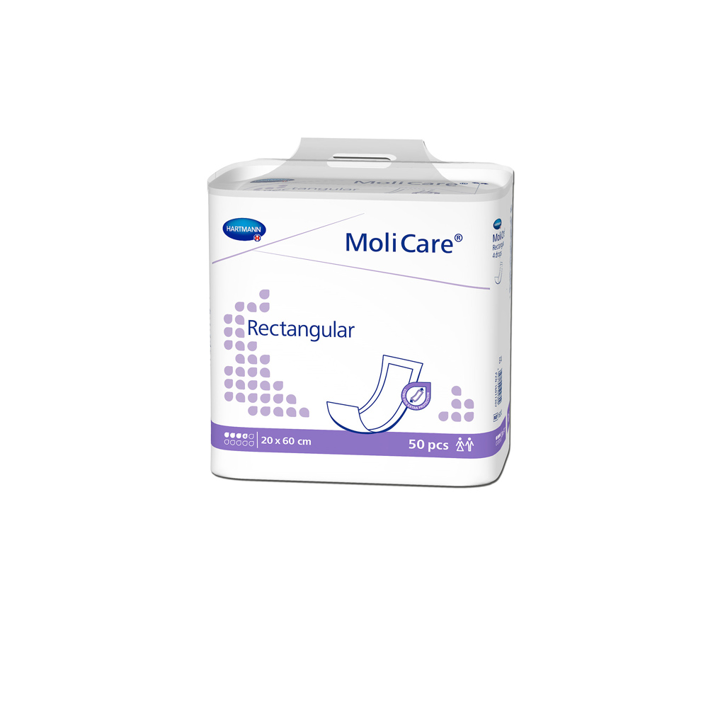 Hartmann ​MoliCare® Rectangular Inkontinenzeinlagen, 4 Tropfen