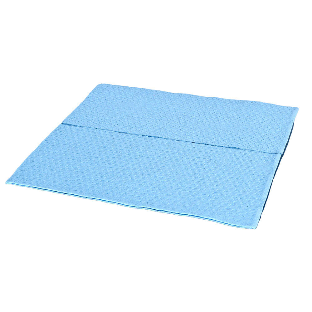 Noba Hygienetuch blau, 36,5 x 37,5 cm, 50 Stück, 3-/4-lagig