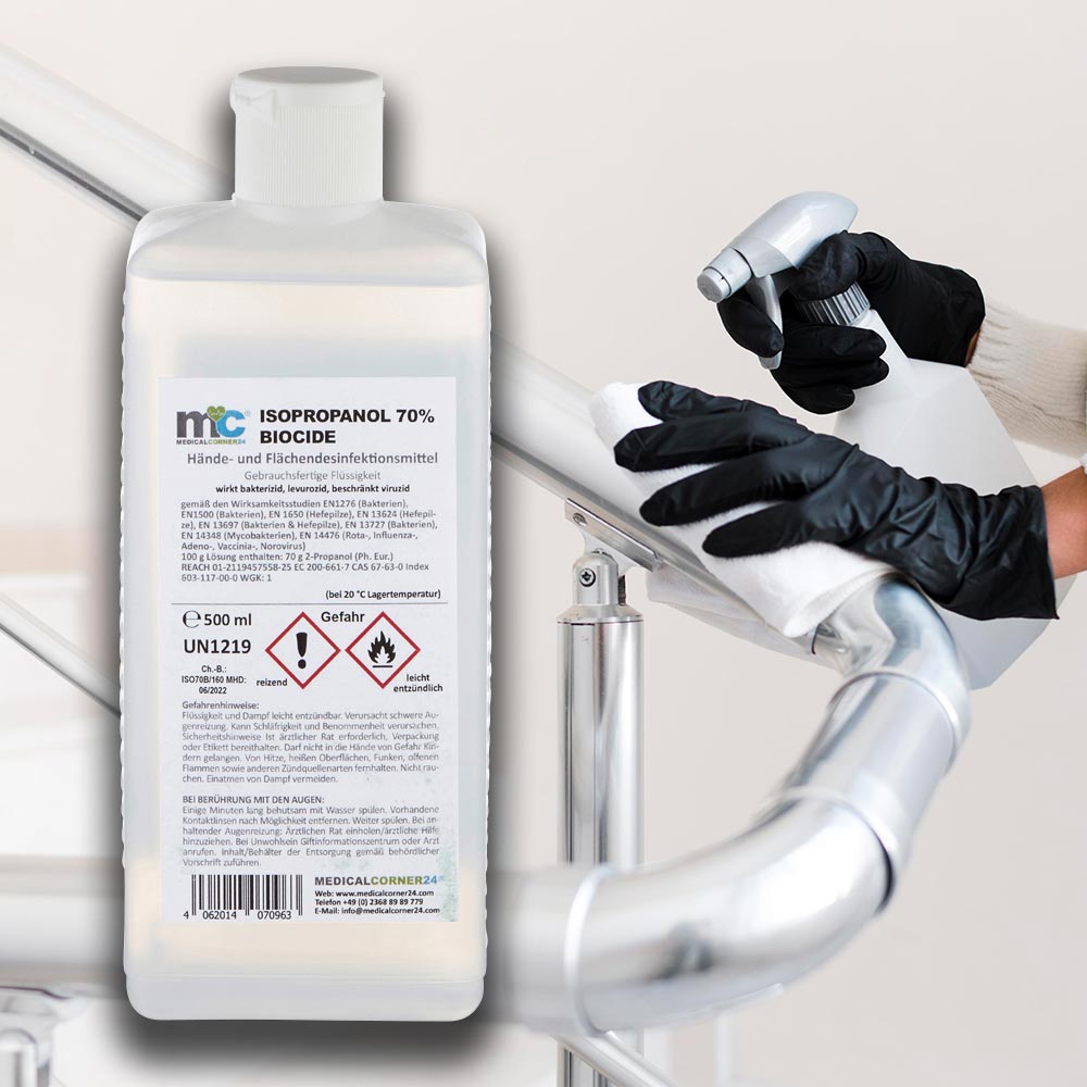 MC24 Hände-/Flächendesinfektion Biocide, Fl. mit Spritzeinsatz, 500ml