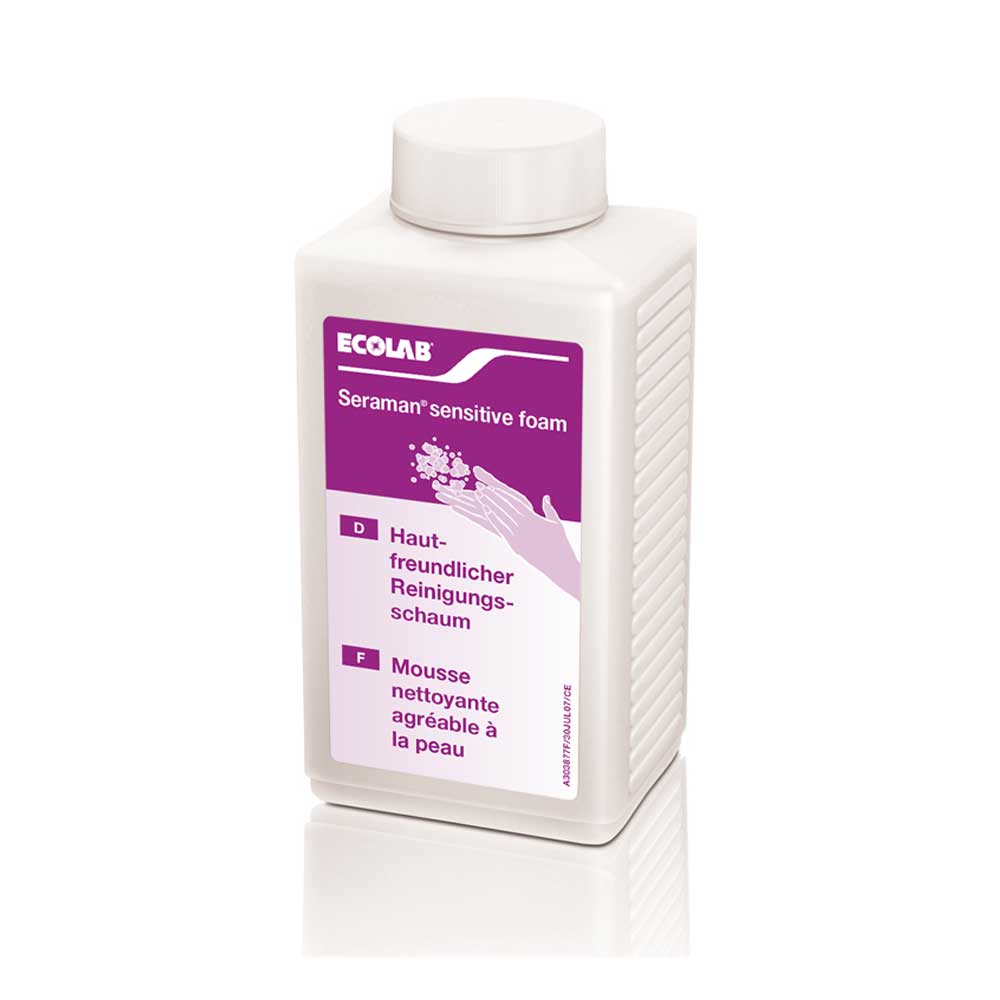 Ecolab Waschlotion Seraman Foam sensitive, duft-/farbstofffrei, 400 ml