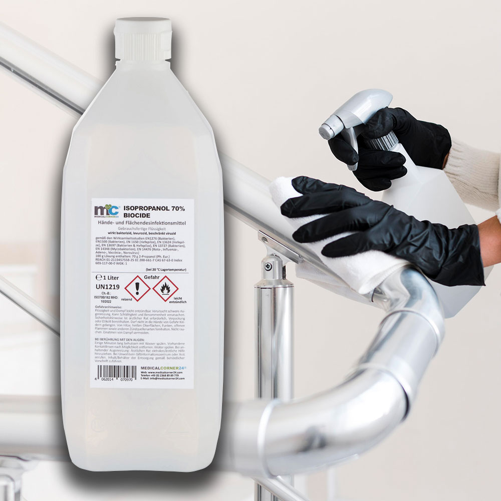 MC24 Hände- und Flächendesinfektion Biocide, Fl. mit Sprühkopf, 1 L
