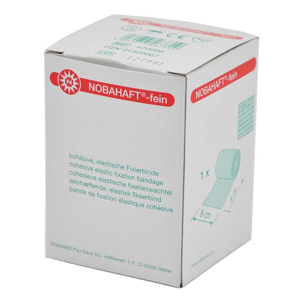 Nobahaft®-fein Weiß, kohäsive Fixierbinde, glatt, 4cmx4m, 1St