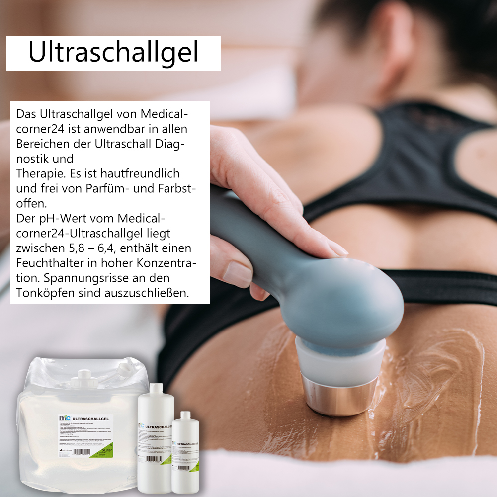 Ultraschallgel, Sonographiegel, Kontaktgel, Leitgel, 40 x 500 ml