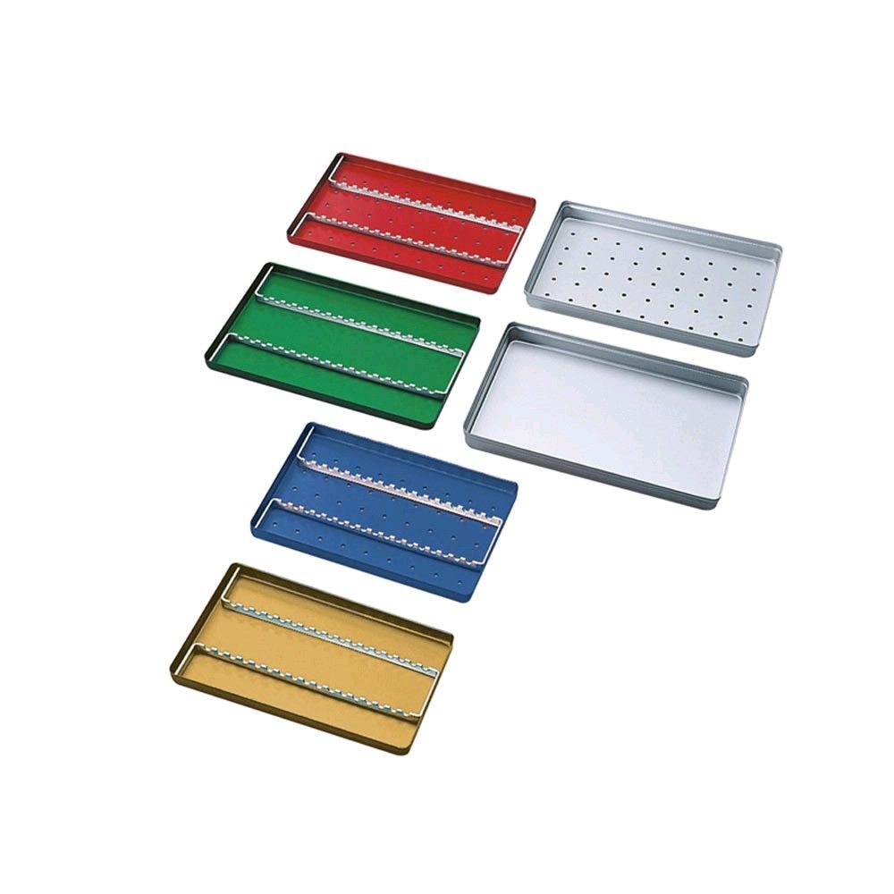 Euronda Normtray Boden aus Aluminium, ungelocht, silber