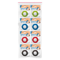 Pflasterverband, selbsthaftend, 4 Farben, von Lifemed®, 8 Stück