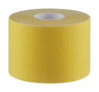 Power Kinesiologie Tape, 5 cm x 5 m, 1 Rolle, gelb