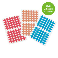 Cross Tape, Cross Patch, Gittertape, 5,2 x 4,4 cm, 20...