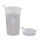 Behrend Trinkbecher-Set, 2 kurze Mundstücke Tee/Brei transparent 250ml